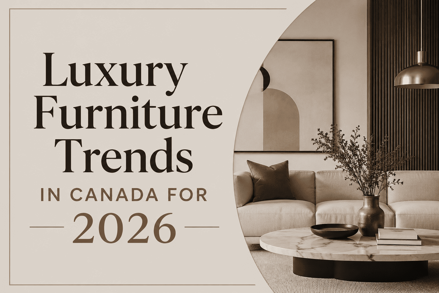 furniture trends in Canada for 2026