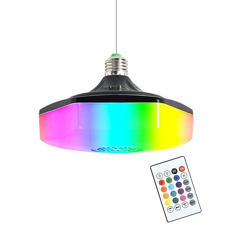 Labymos Crystal Magic Ball Lamp Home KTV Stage Light Rotating Light Bulb E27 Colorful + White Light