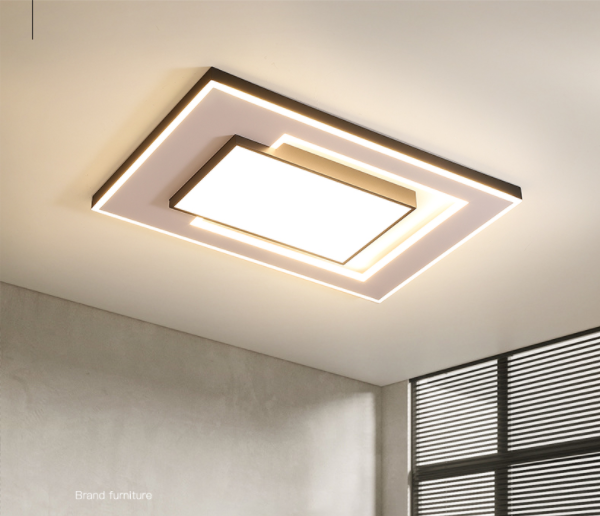 Flush Mount LED Ceiling Light, 19.7 Inch Dimmable Ceiling Light Fixture, 3000K/4000K/5000K Ceiling Lights with Remote, 36W