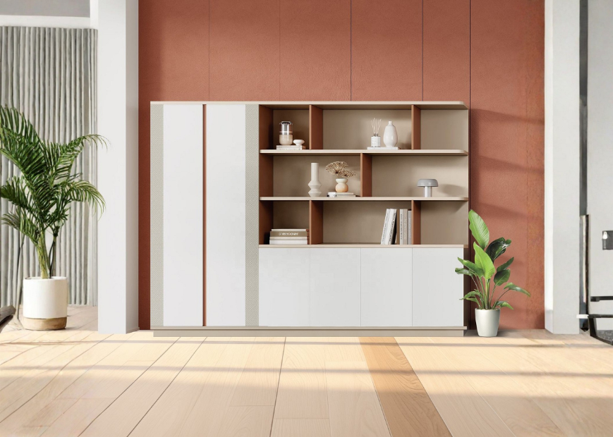 Wall Cabinet with Open Display 