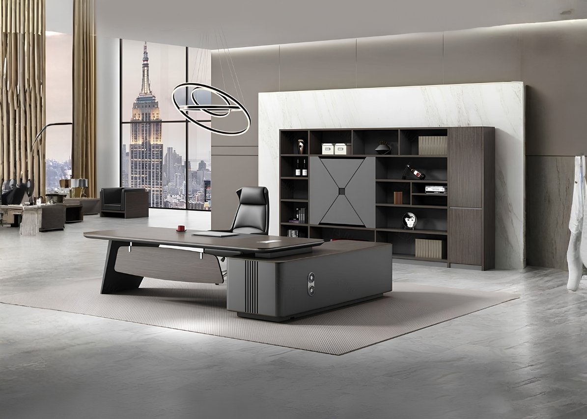 Contemporary Executive Office Desk Design