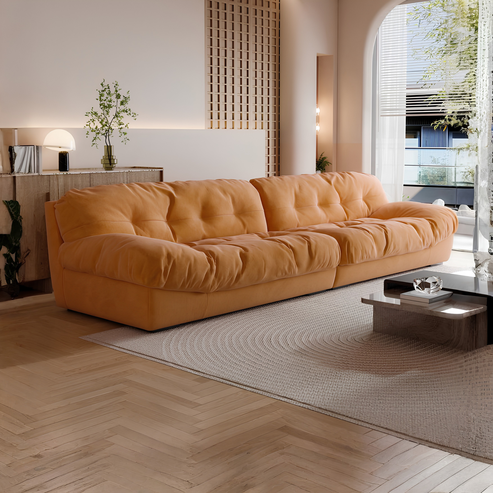 Siena Plush Lounge Sofa
